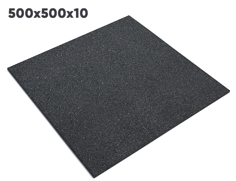 Резиновая плитка 500х500х10 мм